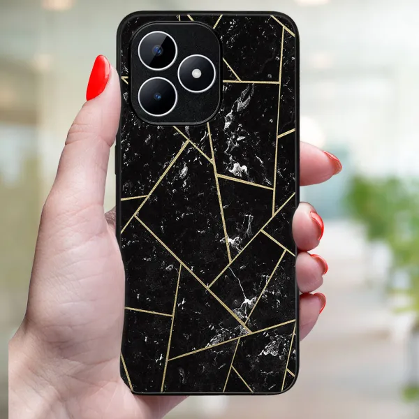 MY ART Ochranný kryt pre Realme Note 50 POLYGONAL (150)
