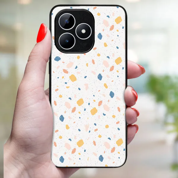 MY ART Ochranný kryt pre Realme Note 50 ORANGE TERRAZZO (165)