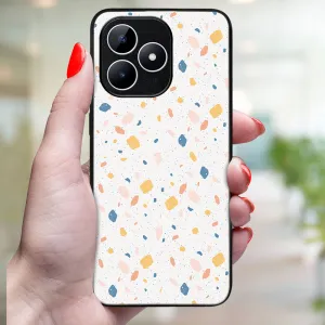 MY ART Ochranný kryt pre Realme Note 50 ORANGE TERRAZZO (165)