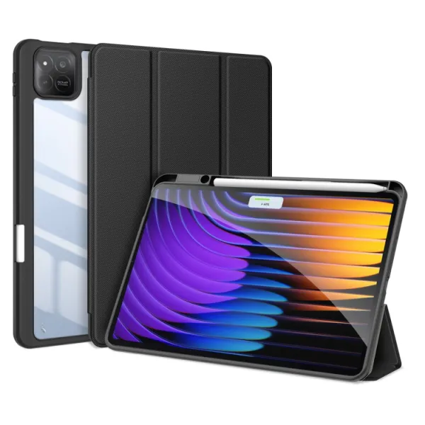 DUX TOBY Flipové puzdro pre Xiaomi Pad 7 / Pad 7 Pro / Pad 8 / Pad 8 Pro čierne