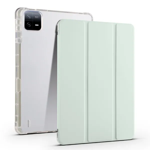CRYSTAL Ochranný kryt pre Xiaomi Pad 7 / Pad 7 Pro / Pad 8 / Pad 8 Pro svetlozelený