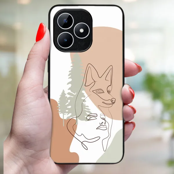 MY ART Ochranný kryt pre Realme Note 50 FOX (191)