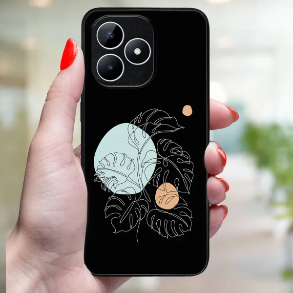 MY ART Ochranný kryt pre Realme Note 50 MONSTERA (194)