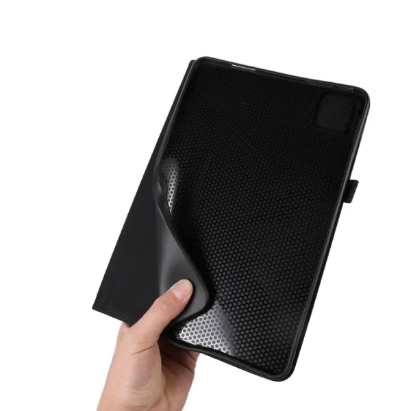 FABRIC Zaklápací kryt pre Xiaomi Pad 7 / Pad 7 Pro / Pad 8 / Pad 8 Pro čierny