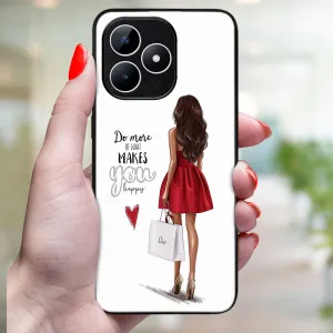 MY ART Ochranný kryt pre Realme Note 50 RED DRESS (137)