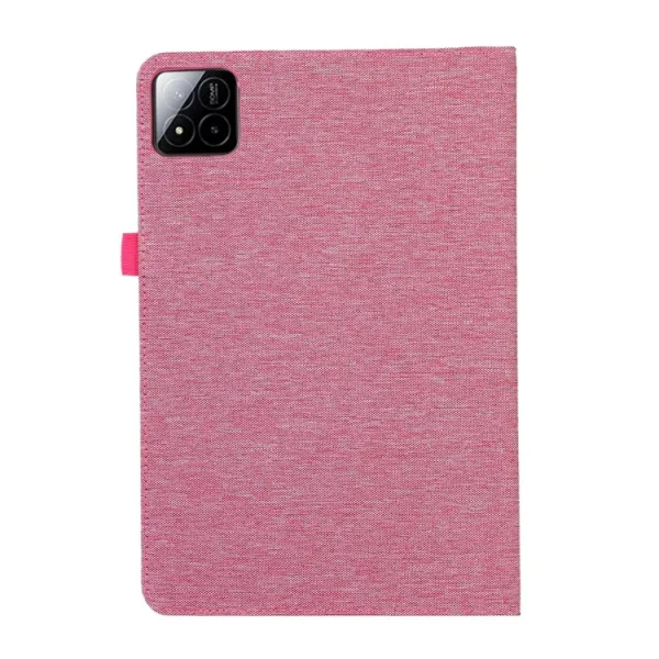 FABRIC Zaklápací kryt pre Xiaomi Pad 7 / Pad 7 Pro / Pad 8 / Pad 8 Pro ružový