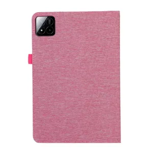 FABRIC Zaklápací kryt pre Xiaomi Pad 7 / Pad 7 Pro / Pad 8 / Pad 8 Pro ružový