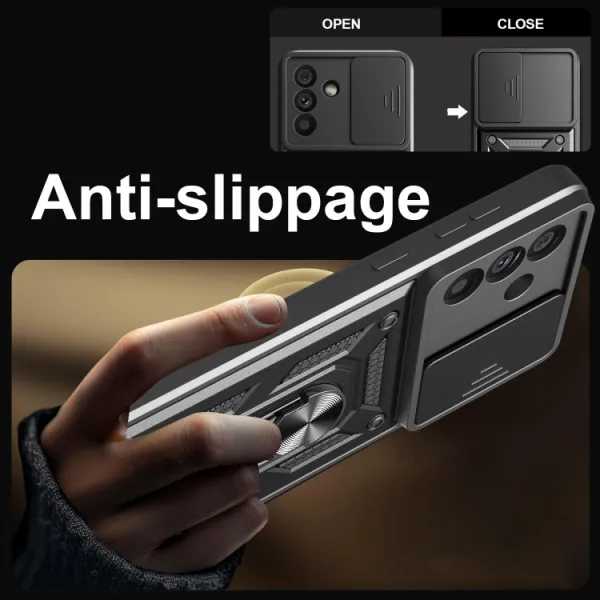 RING CAMERA Kryt s držiakom pre Samsung Galaxy A56 ružový