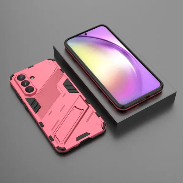 BIB Ochranný obal so stojanom pre Samsung Galaxy A56 ružový