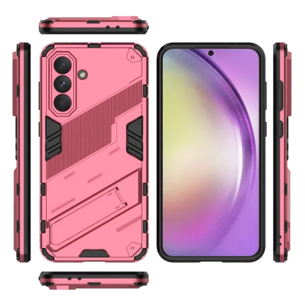 BIB Ochranný obal so stojanom pre Samsung Galaxy A56 ružový