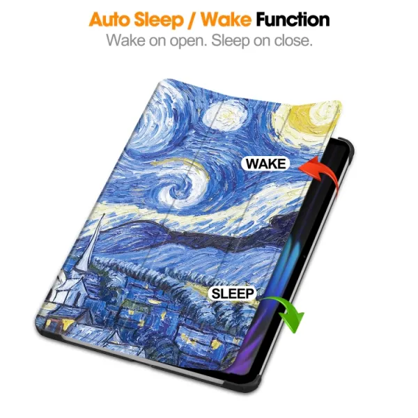 ART Zaklápacie puzdro pre Xiaomi Pad 7 / Pad 7 Pro / Pad 8 / Pad 8 Pro STARRY SKY