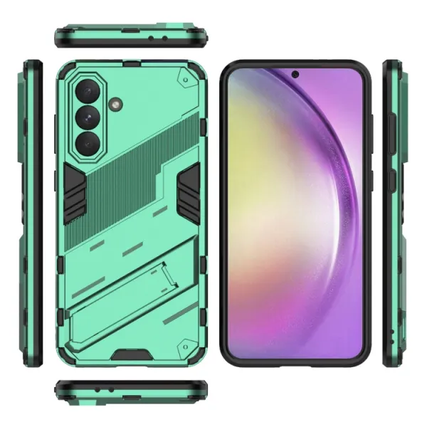 BIB Ochranný obal so stojanom pre Samsung Galaxy A56 zelený