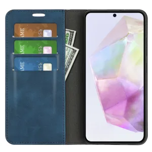 MAGNETIC Zaklápací kryt pre Samsung Galaxy A36 modrý