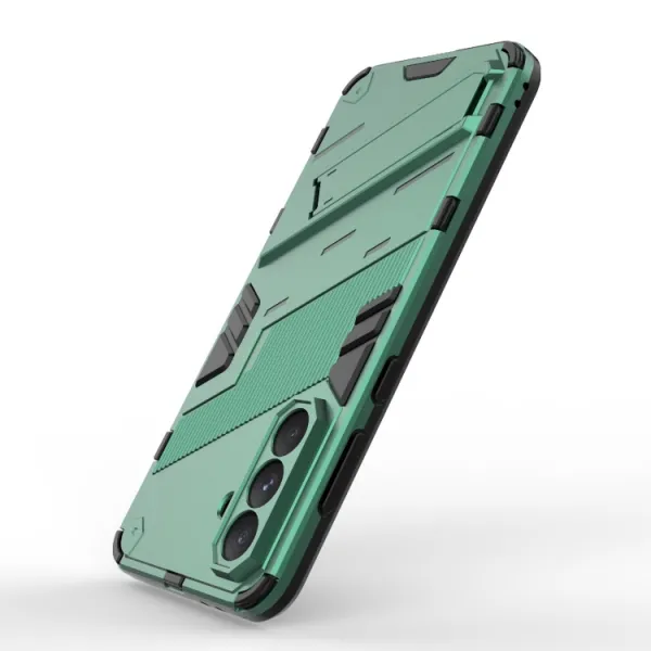 BIB Ochranný obal so stojanom pre Samsung Galaxy A56 zelený