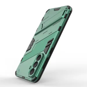 BIB Ochranný obal so stojanom pre Samsung Galaxy A56 zelený