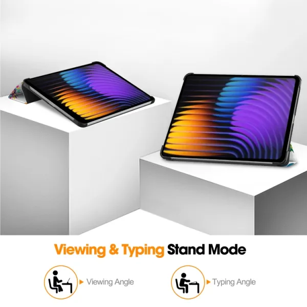ART Zaklápacie puzdro pre Xiaomi Pad 7 / Pad 7 Pro / Pad 8 / Pad 8 Pro BUTTERFLIES