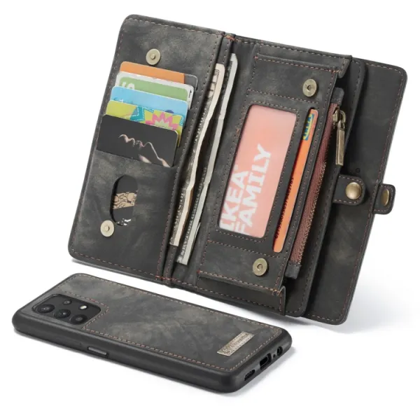 WALLET Ochranný kryt s peňaženkou 2v1 pre Samsung Galaxy A32 5G / M32 5G čierny