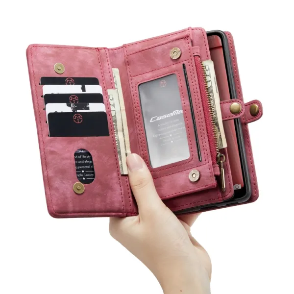 WALLET Ochranný kryt s peňaženkou 2v1 pre Samsung Galaxy A32 5G / M32 5G červený