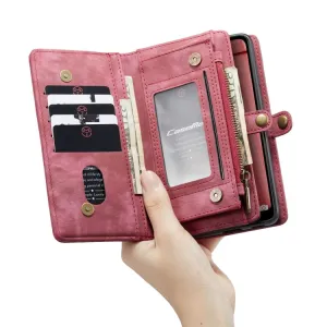WALLET Ochranný kryt s peňaženkou 2v1 pre Samsung Galaxy A32 5G / M32 5G červený