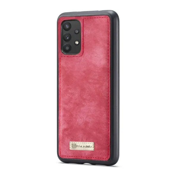 WALLET Ochranný kryt s peňaženkou 2v1 pre Samsung Galaxy A32 5G / M32 5G červený