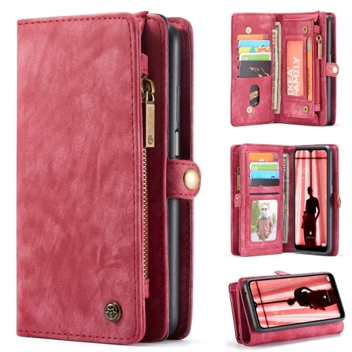 WALLET Ochranný kryt s peňaženkou 2v1 pre Samsung Galaxy A32 5G / M32 5G červený