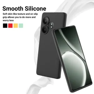 RUBBER Ochranný obal pre Realme GT 6 / Realme GT 6T čierny