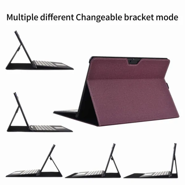 CLEVER Zaklápací obal pre Microsoft Surface Pro 10 bordový