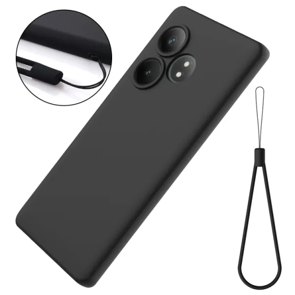 RUBBER Ochranný obal pre Realme GT 6 / Realme GT 6T čierny