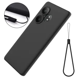 RUBBER Ochranný obal pre Realme GT 6 / Realme GT 6T čierny