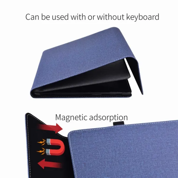 CLEVER Zaklápací obal pre Microsoft Surface Pro 10 modrý
