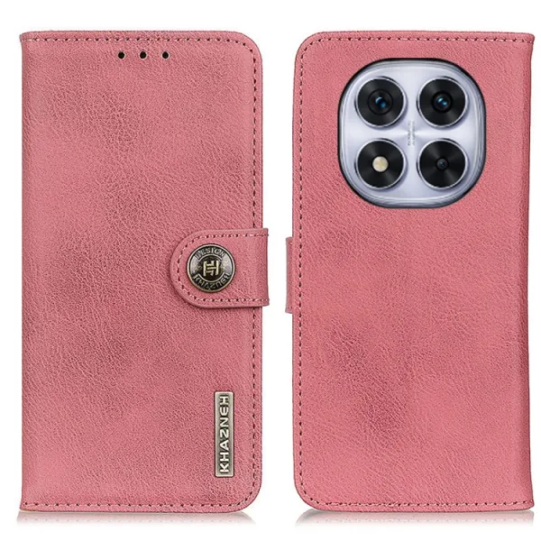 KHAZNEH PIN Zaklápacie puzdro pre Xiaomi Redmi Note 14 Pro ružové