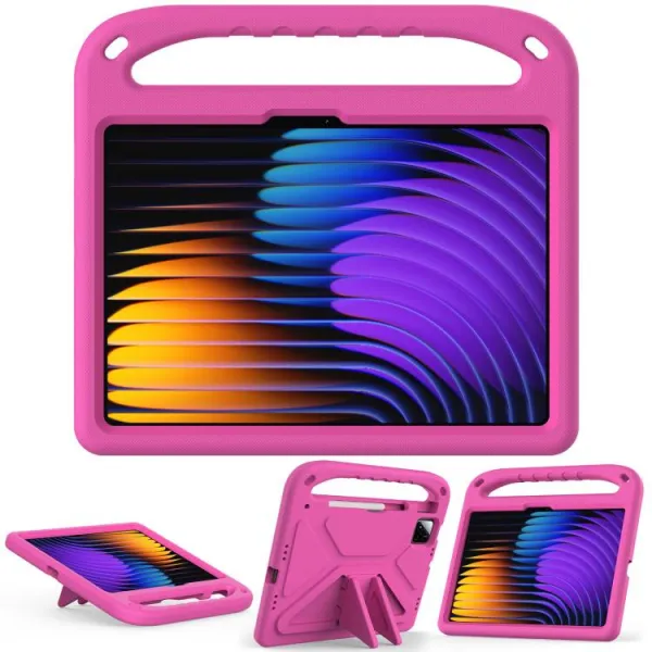 KIDDO Detský obal pre Xiaomi Pad 7 / Pad 7 Pro / Pad 8 / Pad 8 Pro ružový