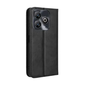 BUSINESS Peňaženkový kryt pre ZTE Blade A75 čierny