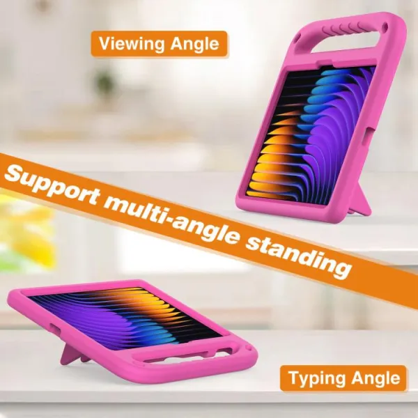 KIDDO Detský obal pre Xiaomi Pad 7 / Pad 7 Pro / Pad 8 / Pad 8 Pro ružový