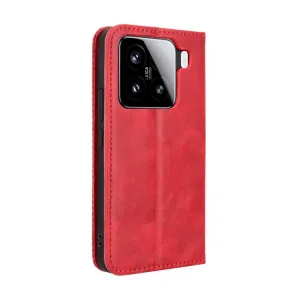 BUSINESS Peňaženkové puzdro pre Xiaomi 15 červené