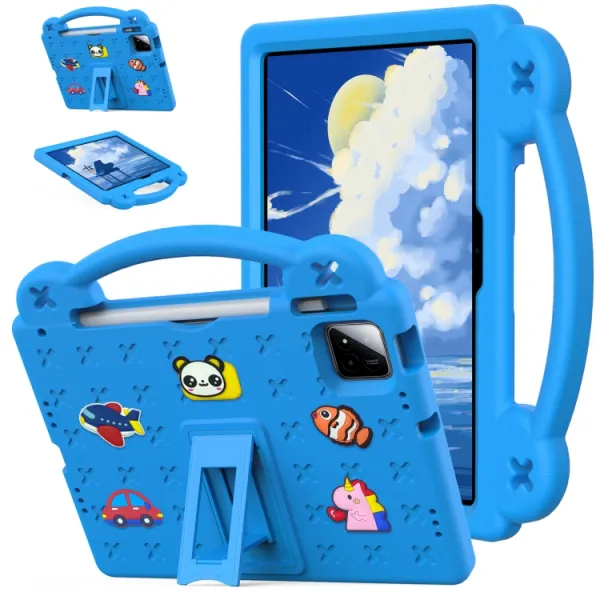 FANY Detský kryt na tablet pre Xiaomi Pad 7 / Pad 7 Pro / Pad 8 / Pad 8 Pro svetlomodrý