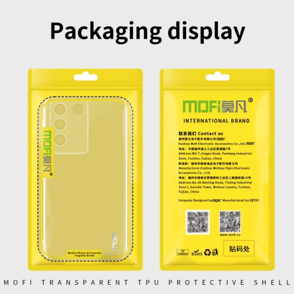 MOFI TPU Ochranný kryt pre Vivo V40 Lite 5G priehľadný