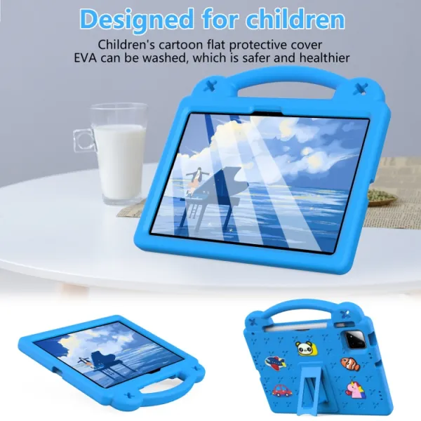 FANY Detský kryt na tablet pre Xiaomi Pad 7 / Pad 7 Pro / Pad 8 / Pad 8 Pro svetlomodrý