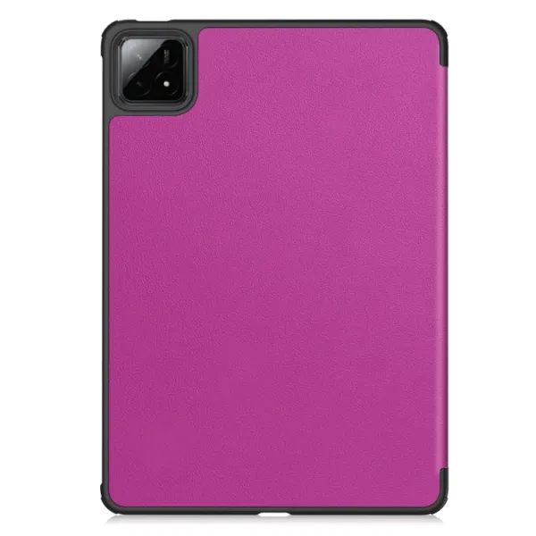 LEATHER Zaklápací kryt pre Xiaomi Pad 7 / Pad 7 Pro / Pad 8 / Pad 8 Pro fialový