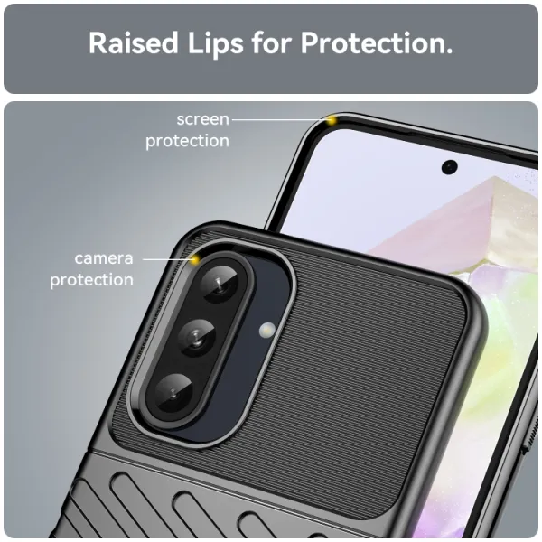 THUNDER Ochranný obal Samsung Galaxy A36 čierny