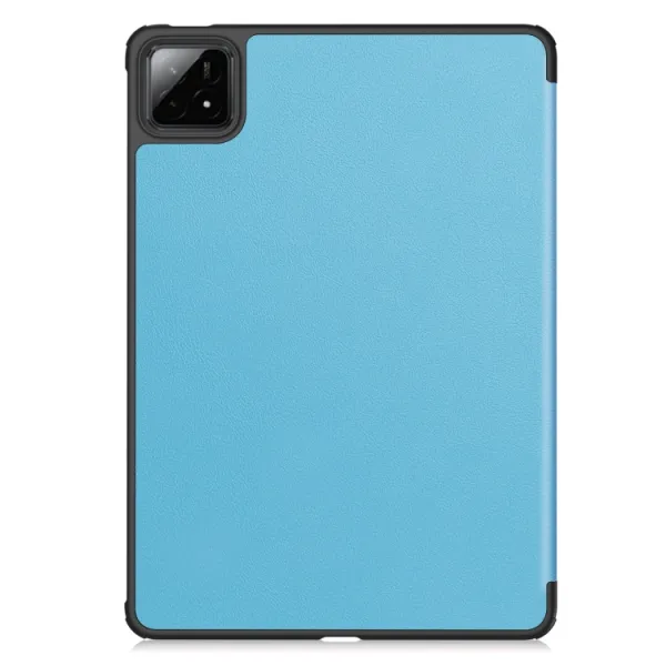 LEATHER Zaklápací kryt pre Xiaomi Pad 7 / Pad 7 Pro / Pad 8 / Pad 8 Pro svetlomodrý