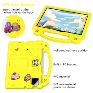 FANY Detský kryt na tablet pre Xiaomi Pad 7 / Pad 7 Pro / Pad 8 / Pad 8 Pro žltý
