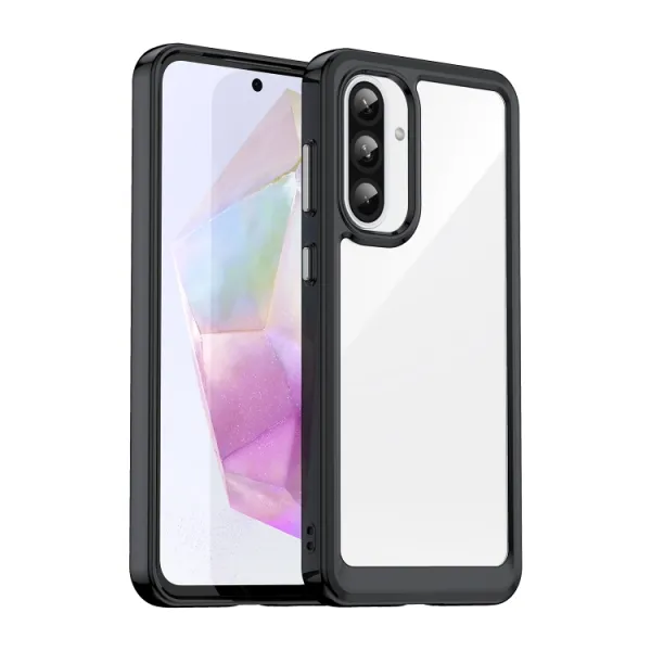 CRYSTAL Ochranný kryt pre Samsung Galaxy A36 čierny