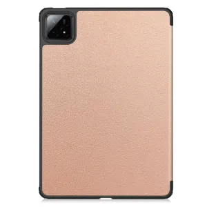 LEATHER Zaklápací kryt pre Xiaomi Pad 7 / Pad 7 Pro / Pad 8 / Pad 8 Pro ružový