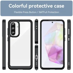 CRYSTAL Ochranný kryt pre Samsung Galaxy A36 čierny
