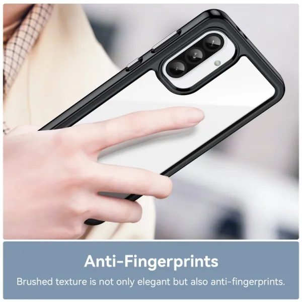 CRYSTAL Ochranný kryt pre Samsung Galaxy A36 čierny