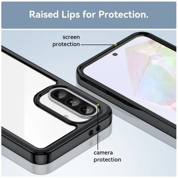 CRYSTAL Ochranný kryt pre Samsung Galaxy A36 čierny
