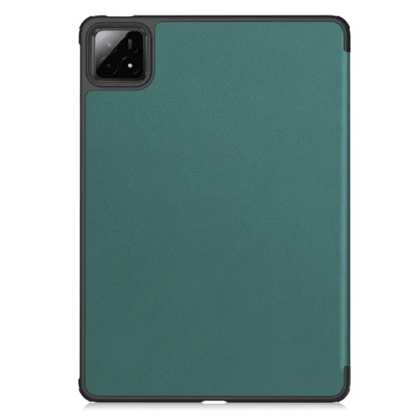 LEATHER Zaklápací kryt pre Xiaomi Pad 7 / Pad 7 Pro / Pad 8 / Pad 8 Pro zelený