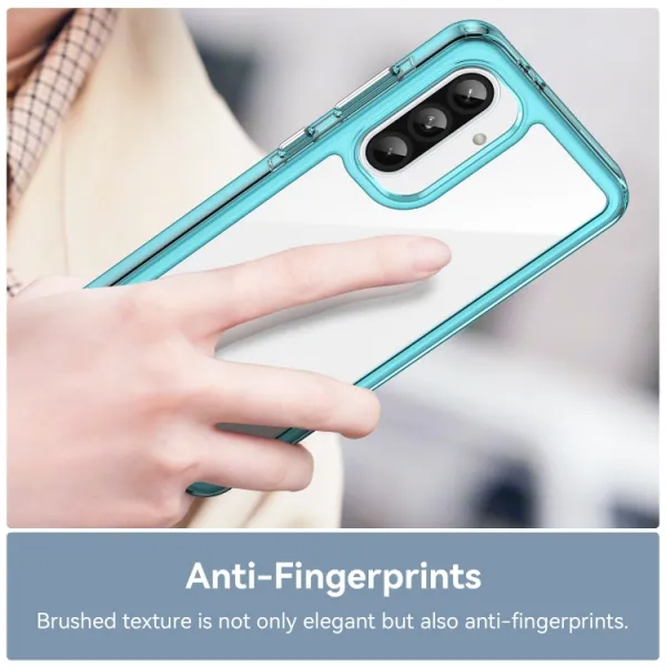CRYSTAL Ochranný obal pre Samsung Galaxy A56 tyrkysový