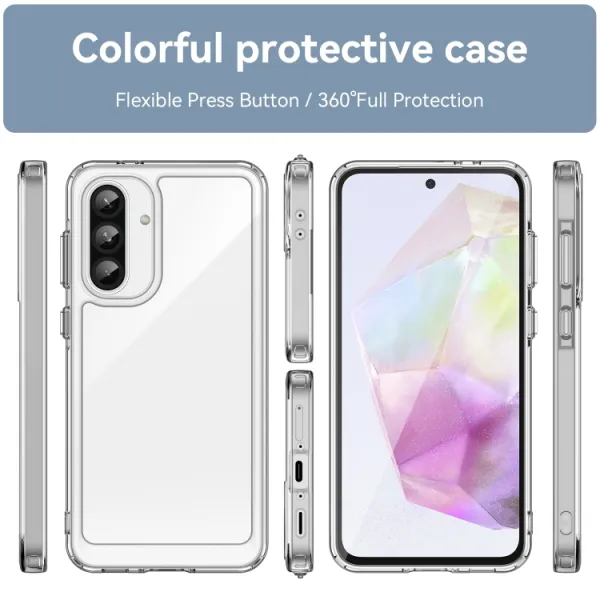 CRYSTAL Ochranný obal pre Samsung Galaxy A56 priehľadný